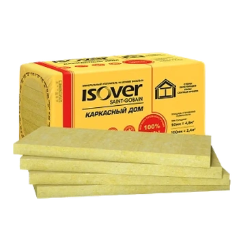 ИЗОВЕР КАРКАСНЫЙ ДОМ 50х600х1000 4,8м2/0,240 м3 8 шт