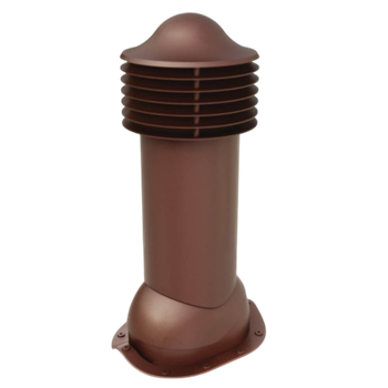 Труба вентиляционная Viotto D-110 H-550 для металлочерепицы Монтеррей RAL7024 неутеп