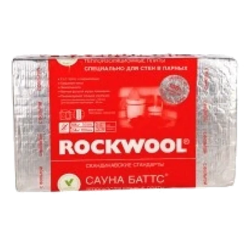 ROCKWOOL САУНА БАТТС 1000х600х50 8 шт 4,8м2/0,24м3.