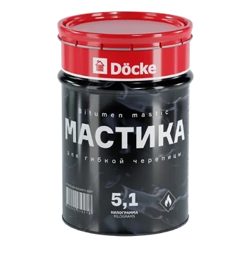 Мастика для гибкой черепицы 5,1 кг (5 л)