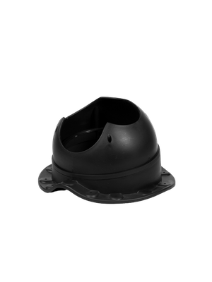 Элемент проходной KROVENT Base-VT Wave 110 для металлочерепицы RAL 9005 черный.