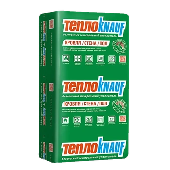 ТеплоКНАУФ Для Кровли и стен МИНИ TS 036 Aquastatik плита 50х610х1000 6,1м2/0,305м3/56ПАЧ