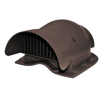 Вентиль кровельный KROVENT KTV-Wave для металлочерепицы RAL 8017 коричневый.