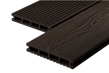 Террасная доска Decking Urban 150х24х4000 0,6м2 венге (Темный Орех)