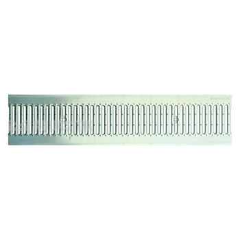 Решетка штампованная оцинкованная АКВАСТОК Norma DN200 A15 1000х245х22