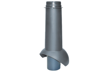 Выход канализации KROVENT Pipe-VT 110х500 RAL 7024 серый.