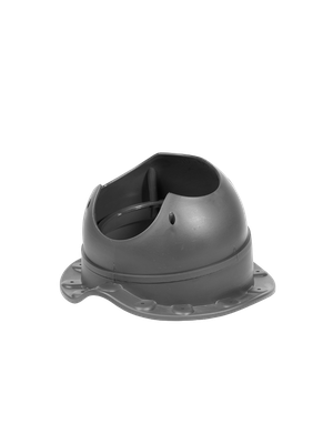 Элемент проходной KROVENT Base-VT Wave 110 для металлочерепицы RAL 7024 серый.