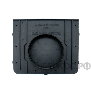 Заглушка пластиковая АКВАСТОК DN150 Н80-Н185 9218