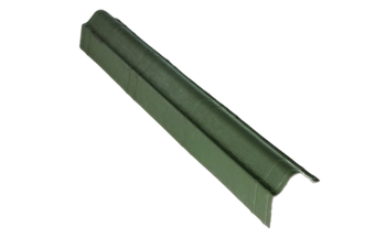 Элемент щипцовый Ондувилла 1040х110 зеленый 3D