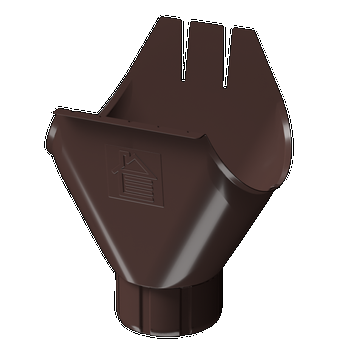 Docke STAL PREMIUM Воронка желоба 125/90 (Шоколад 8019)