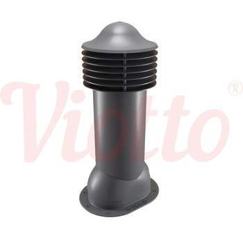 Труба вентиляционная Viotto D-125 для готовой мягкой и фальцевой кровли RAL 8017 утепленная