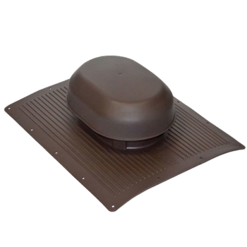 Аэратор скатный KROVENT Aero-Vent для мягкой кровли RAL 7024 серый.