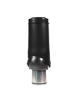 Выход вентиляции KROVENT Pipe VT IS 150х500 изолированный RAL 9005 черный.
