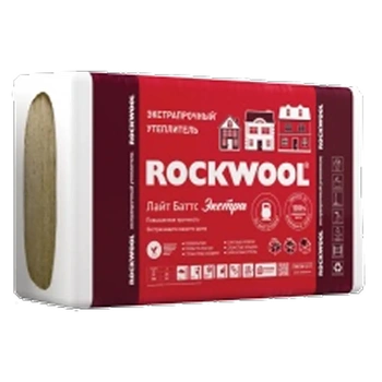 ROCKWOOL ЛАЙТ БАТТС ЭКСТРА 1000х600х50 8 шт 4,8м2/0,24м3.