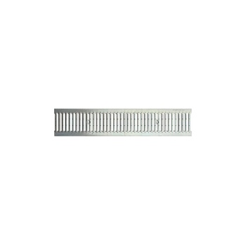 Решетка штампованная оцинкованная АКВАСТОК Norma DN150 A15 1000х197х22 31541А