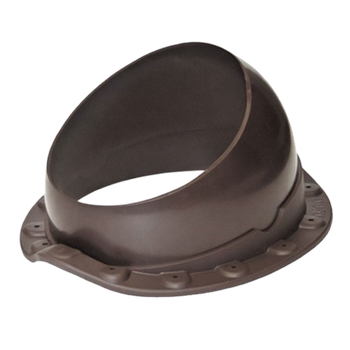 Выход коньковый вентиляционный KROVENT Pipe-Cone RAL 8017 коричневый.