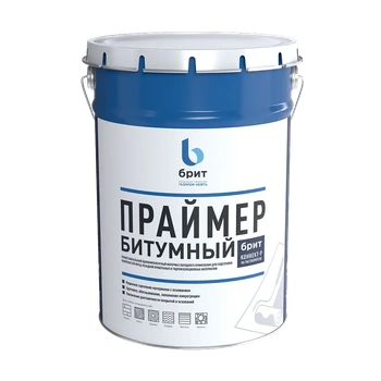 Праймер битумный "БРИТ" Коннект- Р, затар. евроведро метал. 4,5 кг