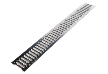 Решетка штампованная нержавеющая АКВАСТОК Norma DN100 А15 1000х135х22 31042А