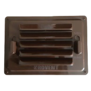 Решетка для цоколя KROVENT 380х270 RAL 9003 белый.