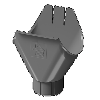 Docke STAL PREMIUM Воронка желоба 125/90 (Графит 7024)