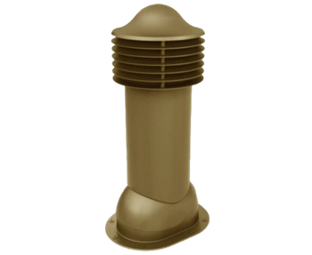 Труба вентиляционная Viotto D-125 для готовой мягкой и фальцевой кровли RAL 7024 утепленная