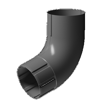 Docke STAL PREMIUM Колено 72° D90 (Графит 7024)