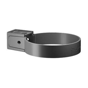 Docke STAL PREMIUM Хомут трубы D90 (Графит 7024)