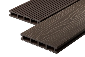 Террасная доска Decking Urban 150х24х3000 0,45м2 венге (Темный Орех)