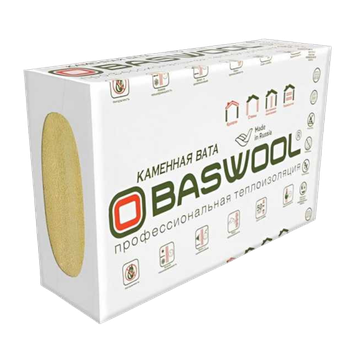 Плита минераловатная BASWOOL Фасад-100 1200х600х100 2,16м2/0,216м3 3шт
